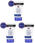 3 x Neutrogena Norwegian Formula Hand Cream Concentrated 50ml - Scented
