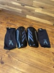 Adidas X SG League Football Shin Pads Guards Black Size Medium New Other