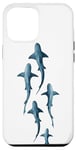 Coque pour iPhone 12 Pro Max Shark - Étui de téléphone mignon pour amoureux de requin