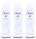 Dove Classic Anti-perspirant 150ml | Deodorant Spray X 3