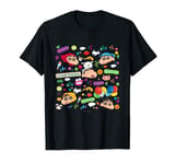 Crayon Shin-chan A lot of Shin-chan paint touch T-Shirt