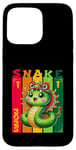 Coque pour iPhone 15 Pro Max Nouvel An chinois du serpent vert 2025 Zodiaque Lunaire