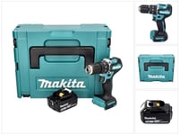 Makita DHP 487 T1J akkuiskuporakone 18 V 40 Nm + 1x akku 5,0 Ah + Makpac - ilman laturia