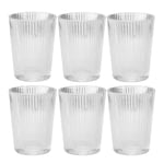 Stelton - Pilastro drikkeglass 15 cl 6 stk klar