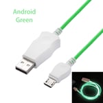 Usb Charger Cable Flash Data Cord Charging Wire Green Android