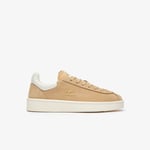 Lacoste Womenss Baseshot Premium Trainers in Brown Leather (archived) - Size UK 4