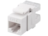 Wentronic Goobay Cat 6 Keystone Rj45 Jack, Utp Uskjermet, 250 Mhz - Tilkobling: Lsa (95740)