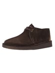 Clarks OriginalsDesert Trek Suede Shoes - Dark Brown