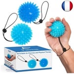 2 Pieces Balle Reeducation Main pour Exercices à la Main, Balle anti-stress