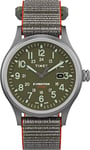 Timex Men's Expedition Scout Solar 40 mm Leather Watch TW4B18600