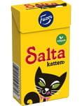 1 stk Fazer Salta Katten - Pastiller med Salt Lakrissmak 38 gram