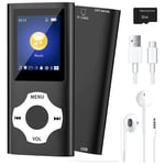 MP3 Music Player with Bluetooth 5.0, E-Book Player for Kids (Black) O4N23710