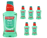 Colgate Plax Soft Mint Mouthwash Alcohol Free Bad Breath Control 250ml x 6