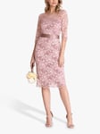 Alie Street Lila Floral Lace Shift Dress, Vintage Rose