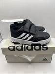 Adidas Tensaur Sport 2.0 Cf I GW6456 Trainers Shoes Boys 6K Black White Sneakers