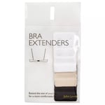 John Lewis 3 Pack 2 Hook Bra Extenders, Multi