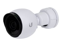 Ubiquiti Unifi Uvc-G4-Bullet - Nettverksovervåkingskamera - Utendørs, Innendørs - Værbestandig - Farge (Dag Og Natt) - 4 Mp - 2688 X 1512 - 1440P - Fastfokal - Lyd - Gbe - H.264 - Poe Plus (En Pakke 3)