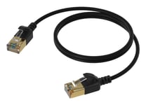 Procab Procab Csd570b/10 Slimline Nätverkskabel - Cat7 Rj45 U/Ftp Svart Version - 10 Meter