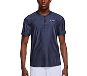 Nike M NKCT DF ADVTG Polo Shirt Mens, Obsidian/Obsidian/White, L