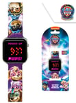 La Pat Patrouille - Montre LED pour enfants - Paw Patrol SKYE CHASE RUBBLE MARSH