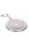 Simmer Ring Pan Silver Heat Diffuser for Electric Gas Stove Hob Cooker Kitchen