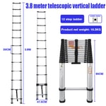 2M-6M Telescopic Ladder Hook Ladder Multi-Purpose Extendable Folding Ladders