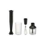 Stavmixer set Alessi Plisse Black