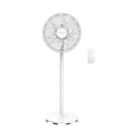 Oceanic Ventilateur De Pied - 50 W - ø 40 Cm - 3 Vitesses - Oscillant - Inclinable - Blanc Oceanic