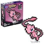 MEGA Pokémon Mew Coffret de Construction de 434 pièces Contenant 1 Figurine articulée de Style rétro pixélisé, Jouet à Construire et à Exposer pour Les collectionneurs, HWR80