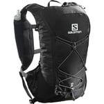 Salomon Agile 12 Unisex Hydration Vest, Trail Running, MTB, Running, Hiking, Dynamic Comfort, Quick Access, and Multi-purpose, Black