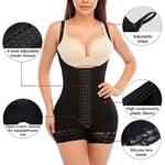 (S)Thigh Slimmer Bodysuit Shaper Lace Stitching Hook And Eye Closure BGS UK