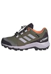 adidas Terrex Gore-TEX Hiking Shoes Chaussures de randonnée, Olive Strata/Silver Dawn/Amber Tint, 30 EU