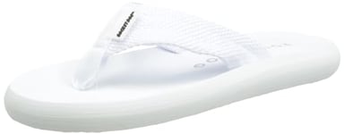 Rocket Dog Women's Sunset Weave Flip-Flop, White, 9 UK