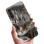 Samsung Galaxy A25 5G - Skal/Mobilskal Sovande Katt