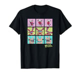 Aaahh!!! Real Monsters Group Shot Boxed Up Colorful Panels T-Shirt