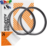 K & F  Concept  77Mm - 82Mm  Metal  Step  up  Ring ,  77Mm  to  82Mm  Aluminum