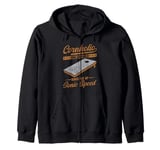 Cornholio Unleashed Bags fly at sonic speed vintage Cornhole Zip Hoodie