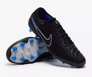 NIKE TIEMPO LEGEND 10 ELITE AG PRO BLACK CHROME HYPER ROYAL UK 10