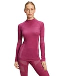 FALKE Wool Tech. Trend, Sous-Vêtement Technique Chemise Sport Femme, Laine, Violet (Radiant Orchid 8692), L (1 Pièce)