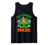 Rio Carnival Brazilian Festival Mask Circus Brazil Tank Top