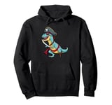 Pirates Dinosaur Cruise Captain Crossbones Trex Dino Costume Pullover Hoodie