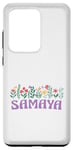 Coque pour Galaxy S20 Ultra Wildflower Floral SAMAYA Prénom Fête des Mères Femme