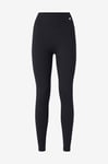 Drop Of Mindfulness - Träningstights Ribbed Seamless Tights - Svart