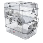 Cage Duo rody3. couleur Blanche. taille 41 x 27 x H 40.5 cm pour rongeur