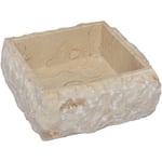 Helloshop26 - Lavabo de salle d'eau vasque à poser de toilette lave-mains de salle de bain lavabo de salle d'eau maison intérieur 30 x 30 cm marbre