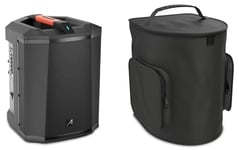 Audibax Roma 120 Go - Enceinte de sonorisation Active Portable - Puissance 120 W - Enceinte amplifiée avec Bluetooth - Batterie Rechargeable 6,5" - Supporte la Fonction TWS - Bluetooth de 15 mètres