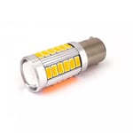 2 st LED BA15S P21W 12V 1300lm CANBUS orange