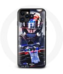 Coque Iphone 12 Pro Formula 1 Bleu Pierre Gasly