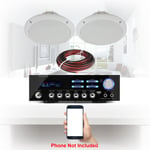 Bluetooth HiFi Stereo In Ceiling Speaker & Amplifier Wireless Music System