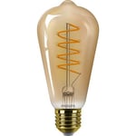 Philips - ampoule led Edison E27 25W Blanc Chaud Ambré, Compatible Variateur, Verre